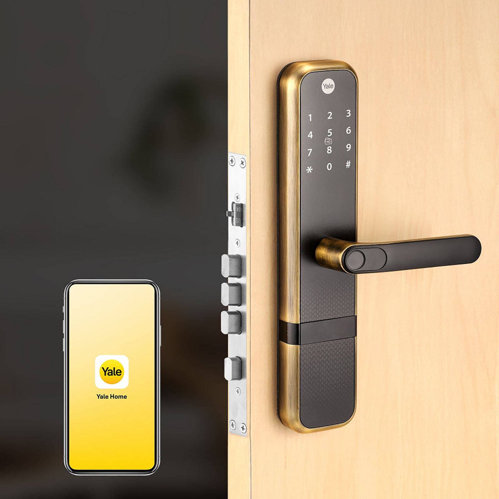 Buy Yale Zuri Digital Lock (Fingerprint, PIN, RFID & Manual Key